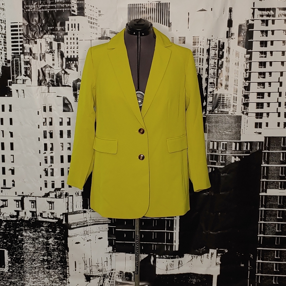 ELOQUII strong shoulder blazer